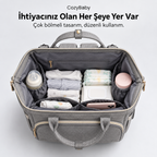 CozyBaby | Çok Fonksiyonlu Bebek Bakım Çantası
